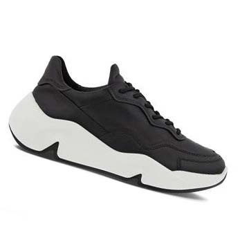 Women's Ecco Chunky Sneakers Black | Canada 214UZG